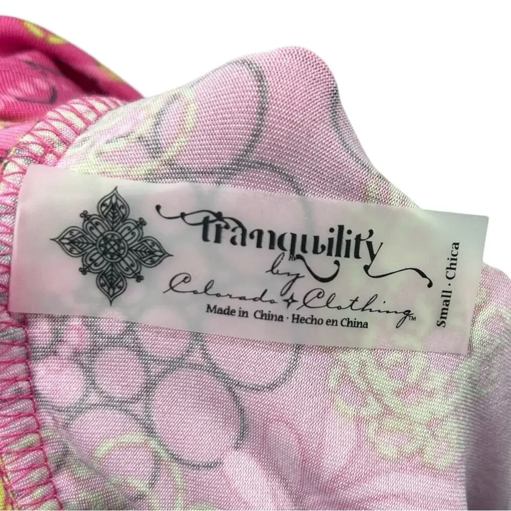 Tranquility by Colorado‎ Clothing A-Line Skirt Size Small Paisley Swing Outdoor
